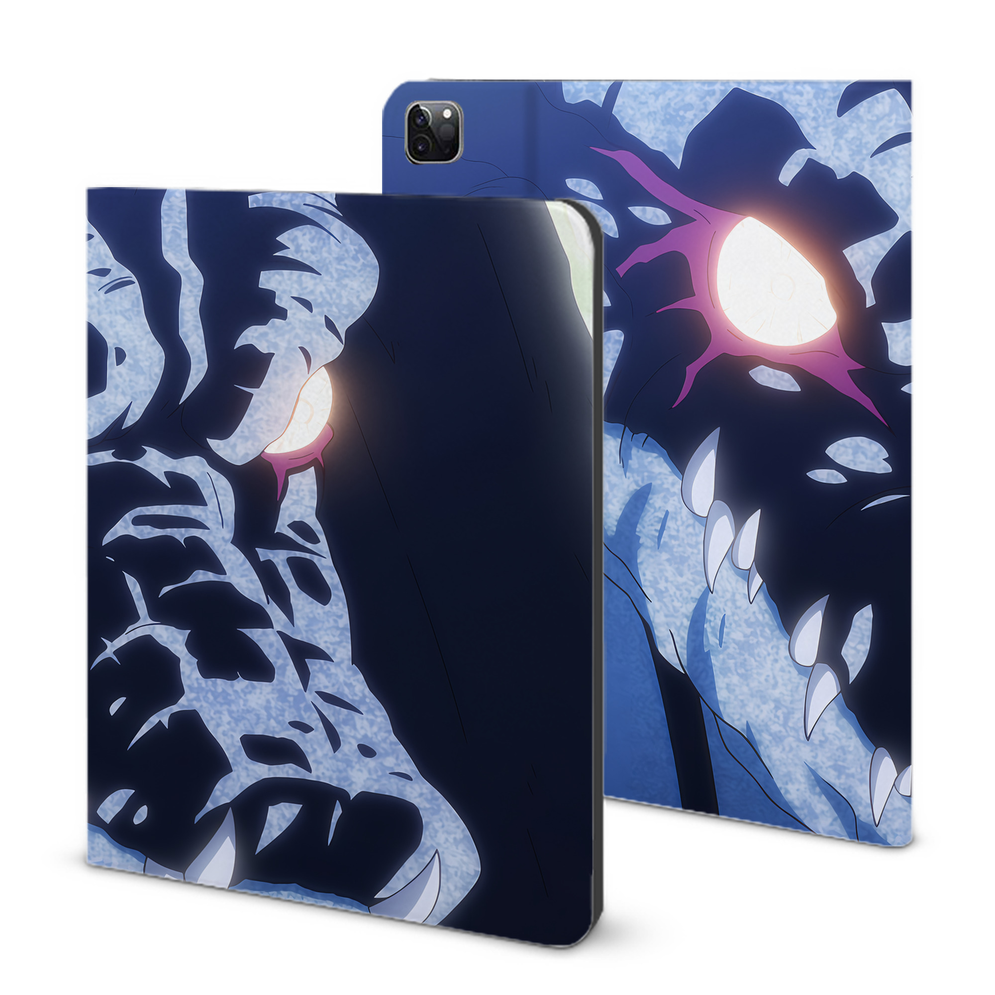 （画像用） 転スラ Regarding Reincarnated to Slime IPad ケース ブック型 PUレザー TPU 耐衝撃 軽量 薄型 ペン収納なし 全面保護 IPad 各モデル対応